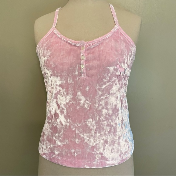 PINK Victoria's Secret Tops - PINK velvet top NWOT